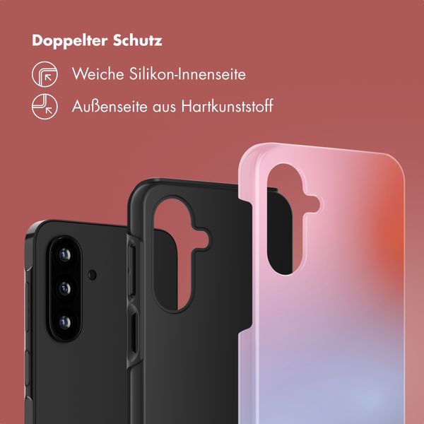 Selencia Vivid Back Cover Samsung Galaxy A17 - Gradient Soft Blush