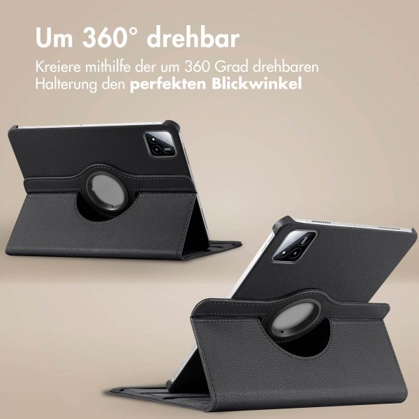 imoshion 360° drehbare Klapphülle Xiaomi Pad 7 / 7 Pro - Schwarz