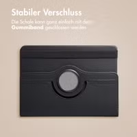 imoshion 360° drehbare Klapphülle Samsung Galaxy Tab A11 Plus - Schwarz
