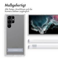 imoshion Back Cover mit Ständer Samsung Galaxy S22 Ultra - Transparent