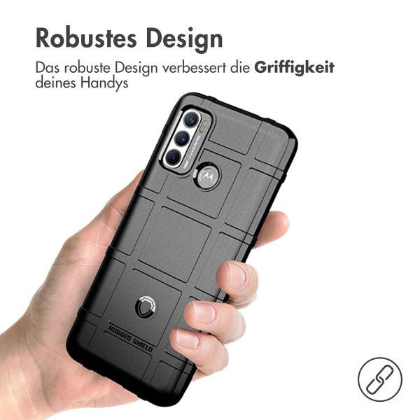 imoshion Rugged Shield Backcover für das Motorola Moto G60 - Schwarz