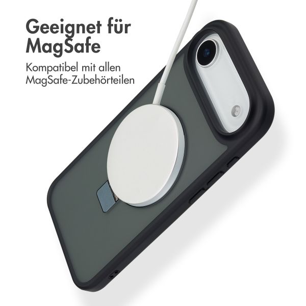 Accezz Ring Stand Backcover mit MagSafe Apple iPhone Air - Schwarz
