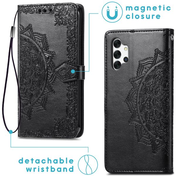 imoshion Mandala Klapphülle Samsung Galaxy A32 (5G) - Schwarz
