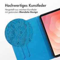 imoshion Mandala Klapphülle Samsung Galaxy Tab S11 Ultra - Türkis