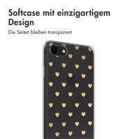 imoshion Design Hülle iPhone SE (2022 / 2020) / 8 / 7 - Golden Hearts