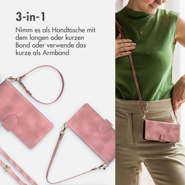 imoshion Klapphülle mit Kordel Apple iPhone 14 / 13 - Rosa