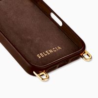 Selencia Rivièra Backcover mit MagSafe mit abnehmbaren Haken Apple iPhone 17 Pro - Choco Brown