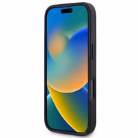 Guess 4G Metal Logo Back Cover MagSafe Apple iPhone 16 Pro Max - Schwarz