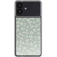 imoshion Design Hülle Samsung Galaxy S26 Plus - Smoke Green Flowers