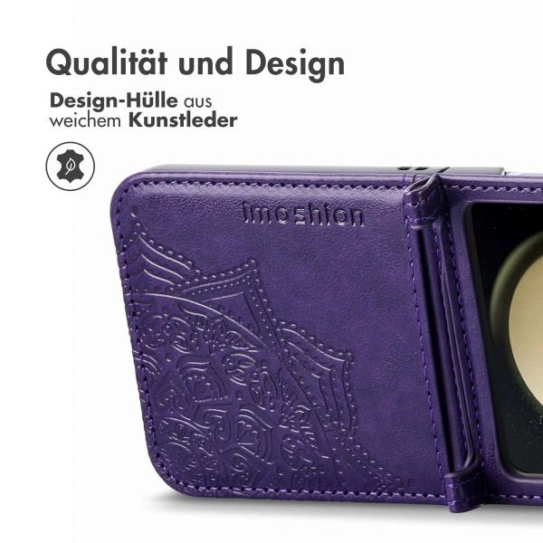 imoshion Mandala Klapphülle Samsung Galaxy Z Flip 5 - Violett