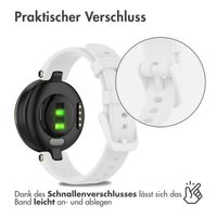 imoshion Silikonarmband für das Garmin Lily - Weiß