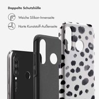 Selencia Vivid Tough Back Cover für das Huawei P30 Lite - Trendy Leopard