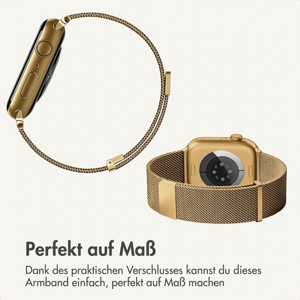 imoshion Mailändische Magnetarmband für Apple Watch | 38/40/41/42 mm - Gold