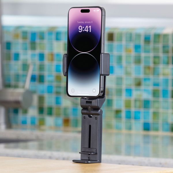 Scosche Travel Mount - Handyhalter – Verstellbar – Mit Klemme – Schwarz