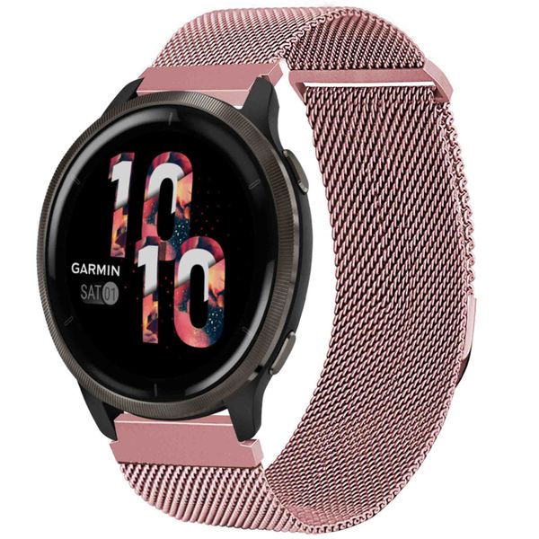 imoshion Magnetisches Milanaise Armband -   Universelle 22 mm Anschluss - Größe S - Rosa