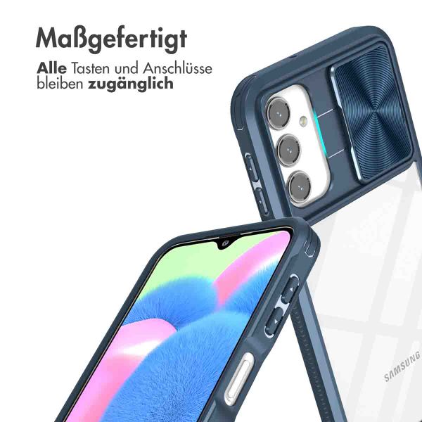 imoshion Back Cover mit Kameraschieber für das Samsung Galaxy A25 (5G) - Dunkelblau