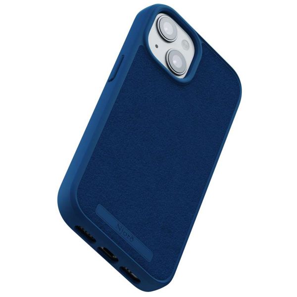 Njorð Collections Wildleder Comfort+ Case MagSafe für das iPhone 15 - Blue