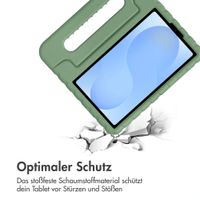 imoshion Schutzhülle mit Handgriff kindersicher Samsung Galaxy Tab A11 / A9 8.7 Zoll - Olive Green
