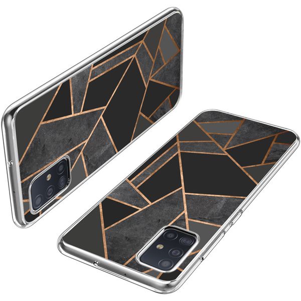 imoshion Design Hülle Samsung Galaxy A51 - Black Graphic