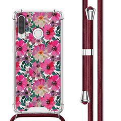 imoshion Design Hülle mit Band Huawei P30 Lite - Flower Water