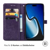 imoshion Mandala Klapphülle Apple iPhone 15 - Violett