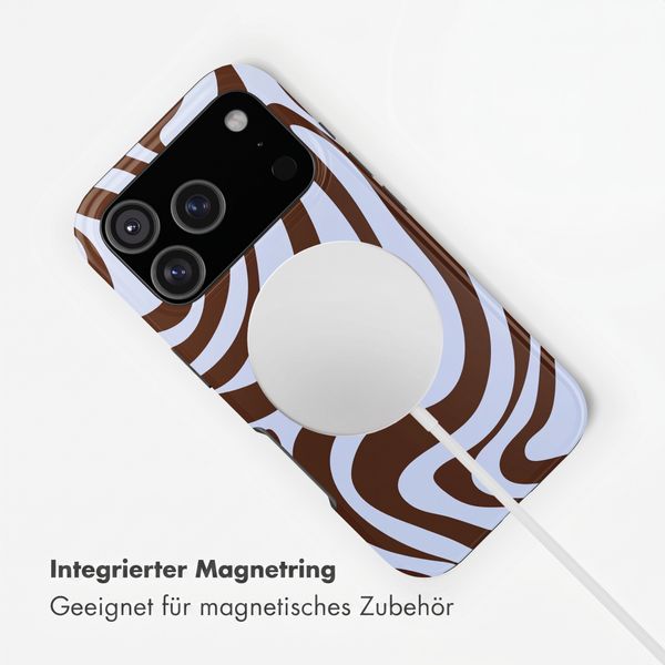 Selencia Vivid Rückabdeckung mit MagSafe Apple iPhone 17 Pro Max - Dream Swirl Chocolate