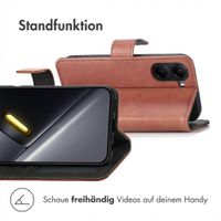 imoshion Luxuriöse Klapphülle Xiaomi Poco X8 Pro - Braun