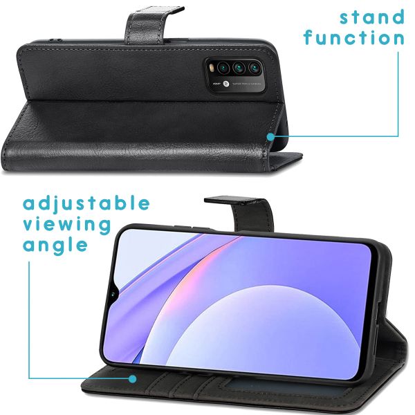 imoshion Luxuriöse Klapphülle Xiaomi Redmi 9T - Schwarz