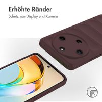 imoshion EasyGrip Back Cover für das Honor Magic 6 Lite - Aubergine