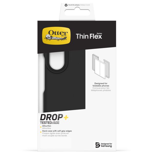 OtterBox Thin Flex Back Cover für das Samsung Galaxy Z Fold 5 - Schwarz