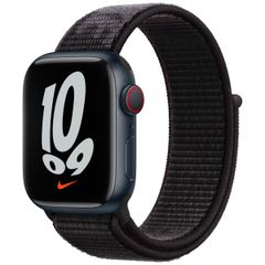 Apple Nike Sport Loop Armband für das  Apple Watch Series 1 t/m 11 / SE / Ultra (44/45/46/49 mm) - Schwarz / Grau