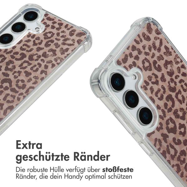 imoshion Design Hülle mit Band Samsung Galaxy S25 - Leopard Mood