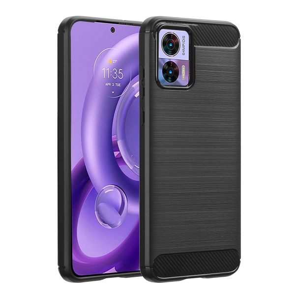 imoshion Brushed Back Cover für das Motorola Moto Edge 30 Neo - Schwarz