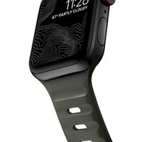 Nomad Sport Armband FKM für das  Apple Watch Series 1 t/m 11 / SE / Ultra (44/45/46/49 mm) - Ash Green
