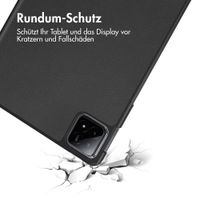 imoshion Trifold Klapphülle Schwarz für das Xiaomi Pad 6S Pro 12.4 - Schwarz