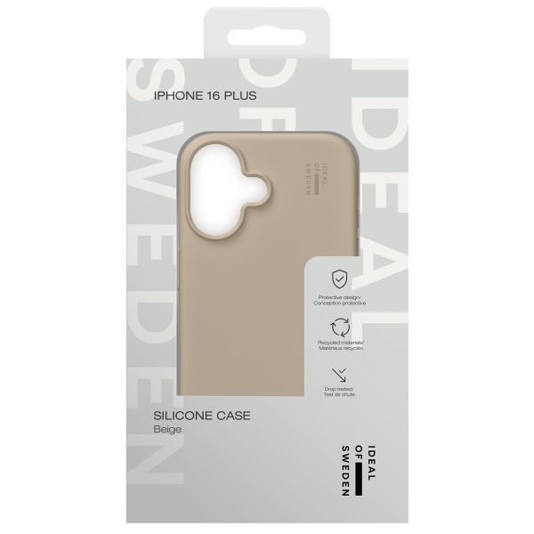 iDeal of Sweden Silikon Case für das iPhone 16 Plus - Beige