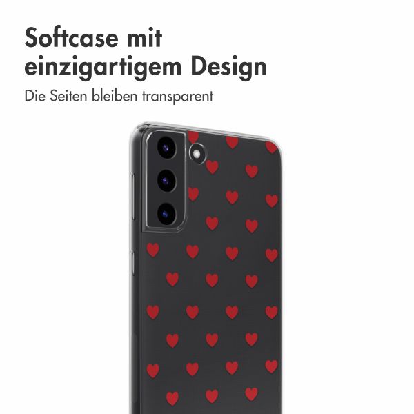 imoshion Design Hülle Samsung Galaxy S22 - Red Heart