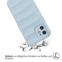 imoshion EasyGrip Back Cover für das iPhone 12 - Hellblau