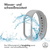 imoshion Silikonarmband für das Xiaomi Mi Band 3 / 4 - Grau