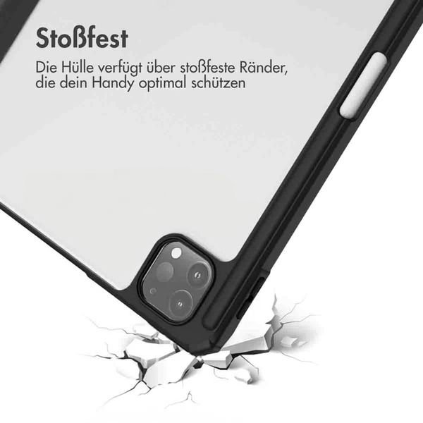 imoshion Trifold Hardcase Klapphülle Apple iPad Pro 11 (2022 / 2021 / 2020 / 2018) - Schwarz