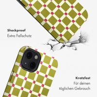 Selencia Vivid Rückabdeckung mit MagSafe Apple iPhone 13 - Check This Olive