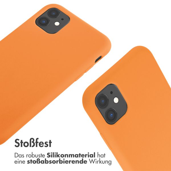 imoshion SilikonHülle mit Band Apple iPhone 11 - Orange
