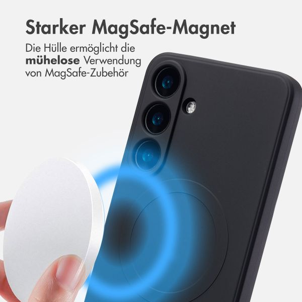 imoshion Color Back Cover mit MagSafe für das Samsung Galaxy S25 Plus - Schwarz