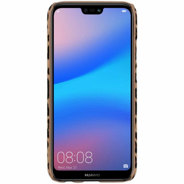 Leopard Design Hardcase-Hülle Braun für das Huawei P20 Lite