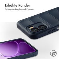 imoshion EasyGrip Backcover Oppo A6x (4G/5G) - Dunkelblau