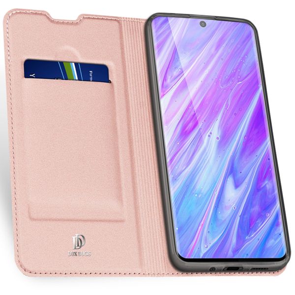 Dux Ducis Slim TPU Klapphülle Roségold für das Samsung Galaxy S20 Plus