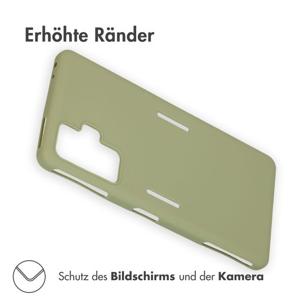 imoshion Color TPU Hülle für das Xiaomi Poco F4 GT 5G - Olive Green