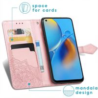 imoshion Mandala Klapphülle Oppo A74 (4G) - Rosé gold