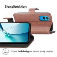 imoshion Luxuriöse Klapphülle OnePlus Nord CE 4 Lite 5G - Braun