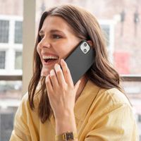 Accezz Liquid Silikoncase Samsung Galaxy A35 - Schwarz